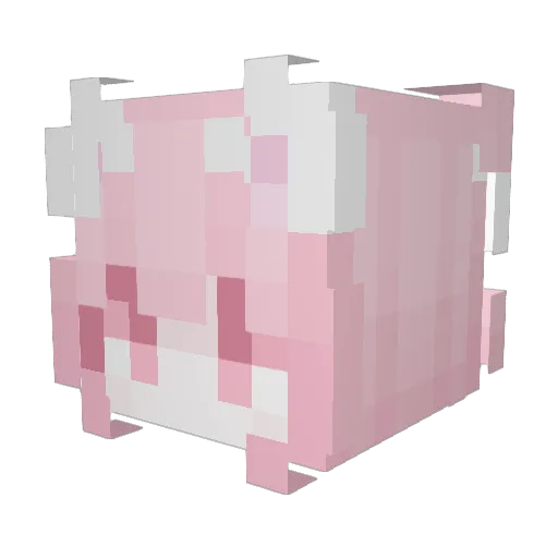Jevil228 Minecraft avatar head, 3D render