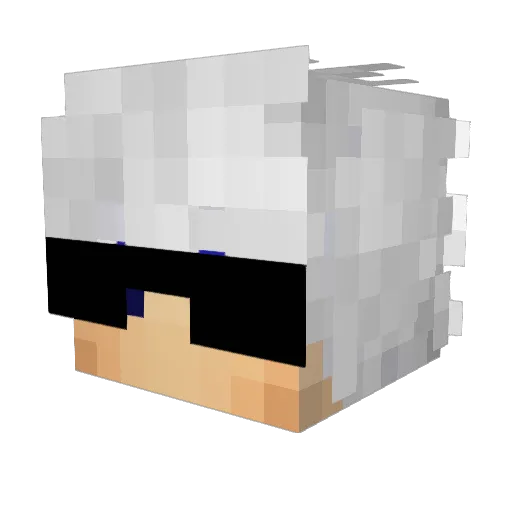 JevsJr Minecraft avatar head, 3D render