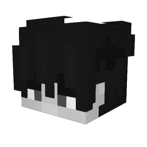Jew187 Minecraft avatar head, 3D render