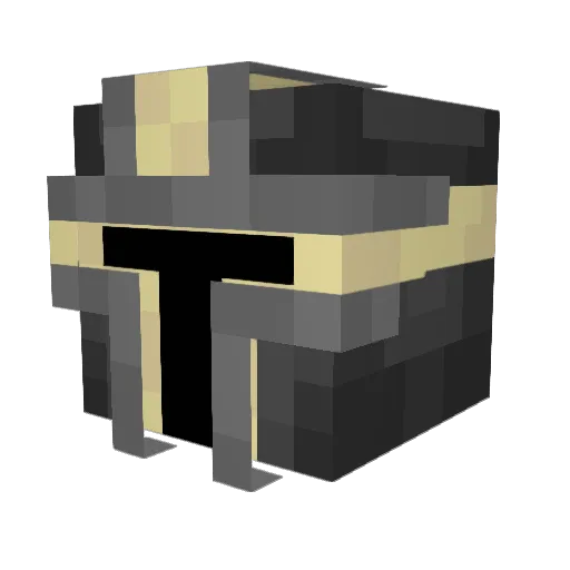 JewBankerGaming Minecraft avatar head, 3D render