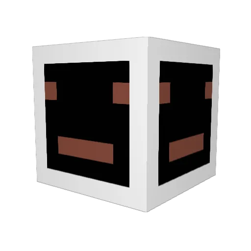 JewBurgler Minecraft avatar head, 3D render