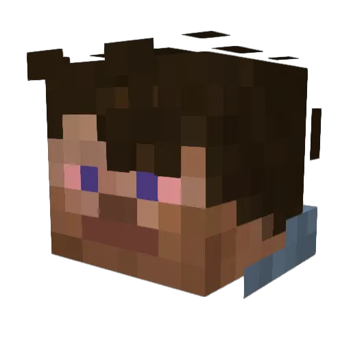 JewFondoo Minecraft avatar head, 3D render