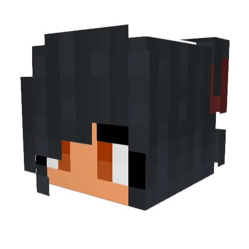 JewelMCPE Minecraft avatar head, 3D render