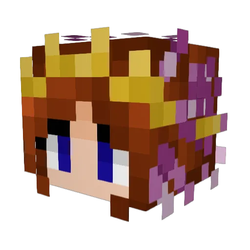 JewelReneeDurham Minecraft avatar head, 3D render