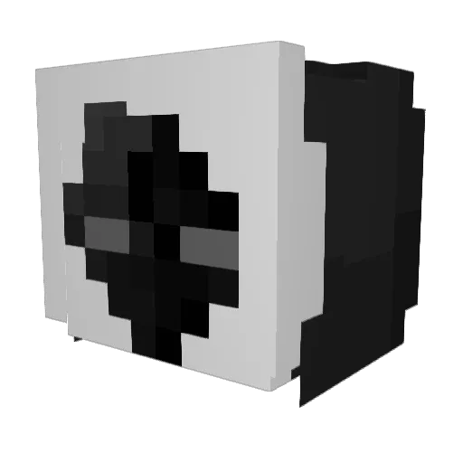 JewelRuby_ Minecraft avatar head, 3D render