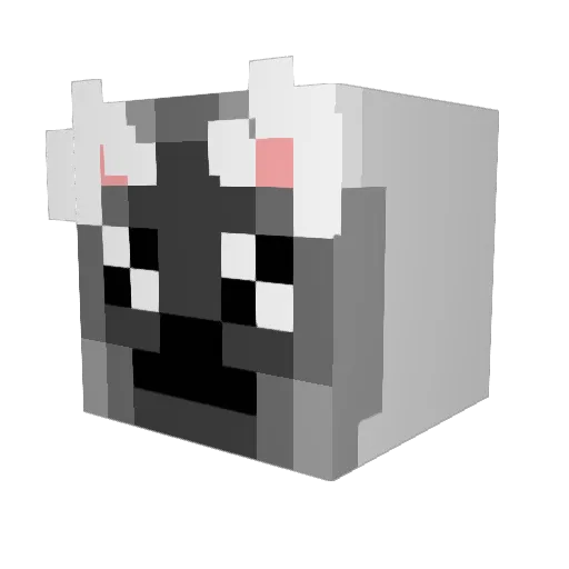 Jewel_Diamond Minecraft avatar head, 3D render