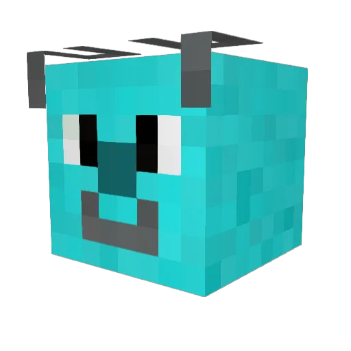 Jewell90 Minecraft avatar head, 3D render