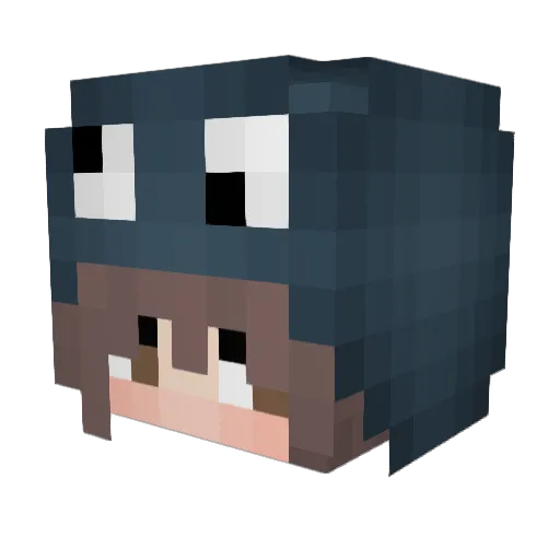 Jewella_marie Minecraft avatar head, 3D render