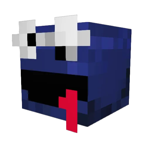 Jewgernaut Minecraft avatar head, 3D render