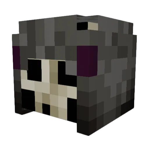 Jewifael Minecraft avatar head, 3D render