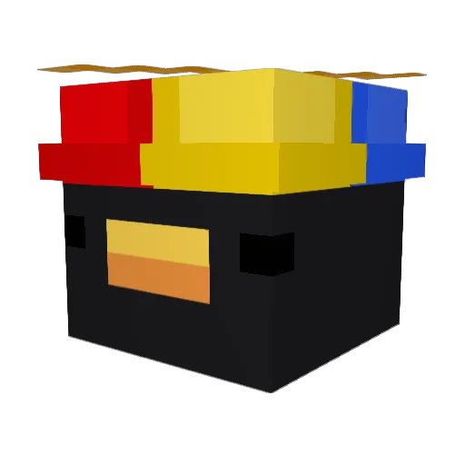 JewishBeans Minecraft avatar head, 3D render