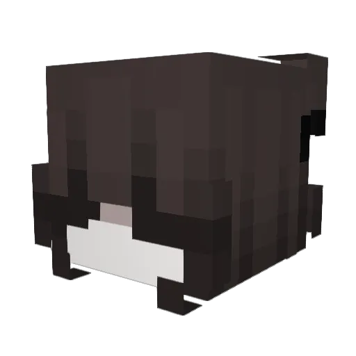 JewishRepist Minecraft avatar head, 3D render