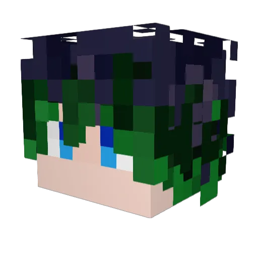 JewishSalesMan Minecraft avatar head, 3D render