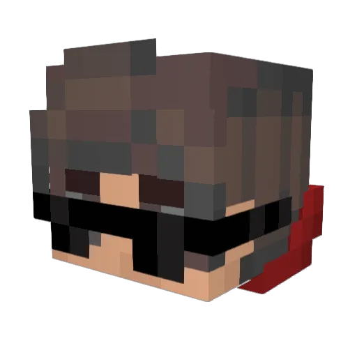 JewishTungTung Minecraft avatar head, 3D render
