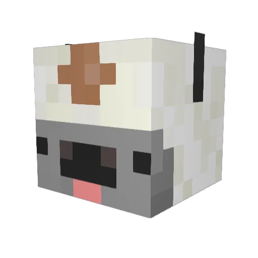 Jewish_bars Minecraft avatar head, 3D render