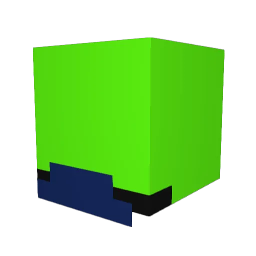 Jewream Minecraft avatar head, 3D render