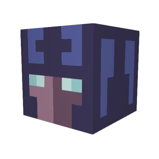 Jexican123 Minecraft avatar head, 3D render