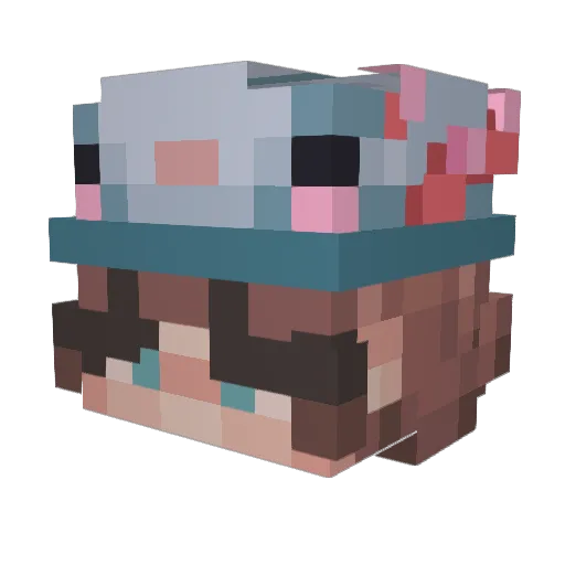 JeyBiiz Minecraft avatar head, 3D render