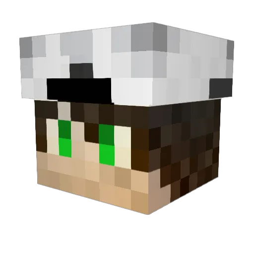 JeyPee_ Minecraft avatar head, 3D render