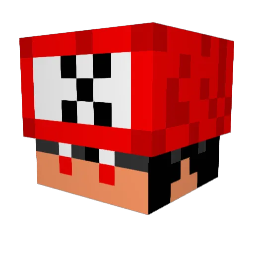 Jey_ichi Minecraft avatar head, 3D render