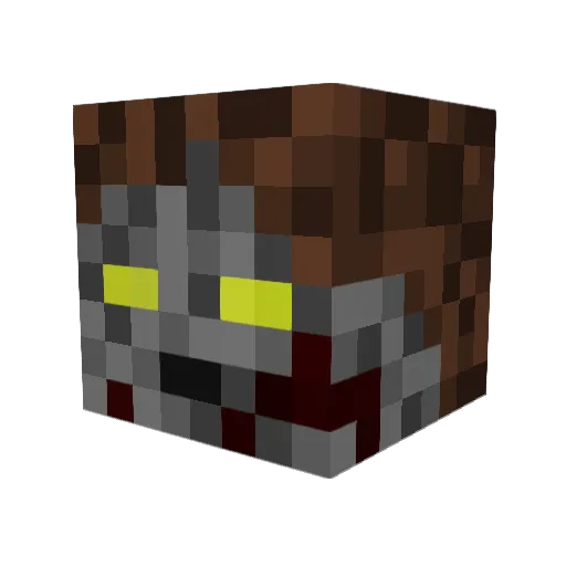 Jeyber21 Minecraft avatar head, 3D render