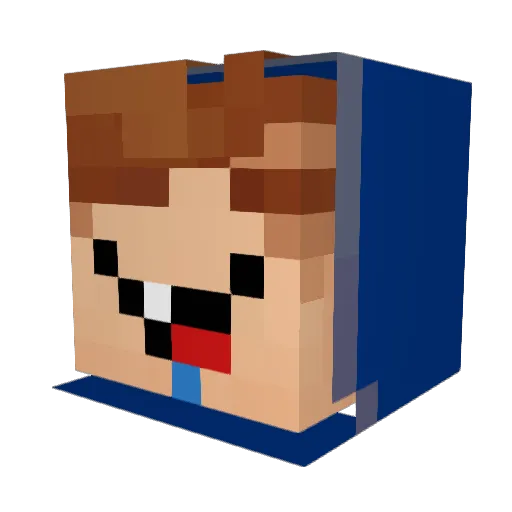 Jezy1107 Minecraft avatar head, 3D render