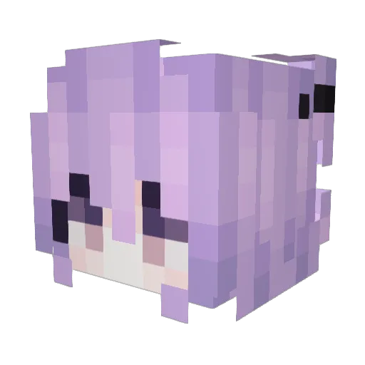 JezzOka Minecraft avatar head, 3D render