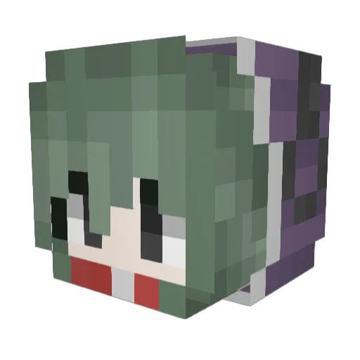 Jezzaman101 Minecraft avatar head, 3D render