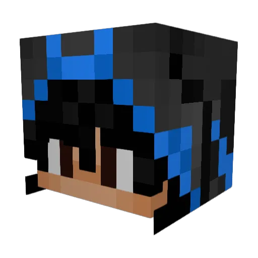 Jfcm23 Minecraft avatar head, 3D render