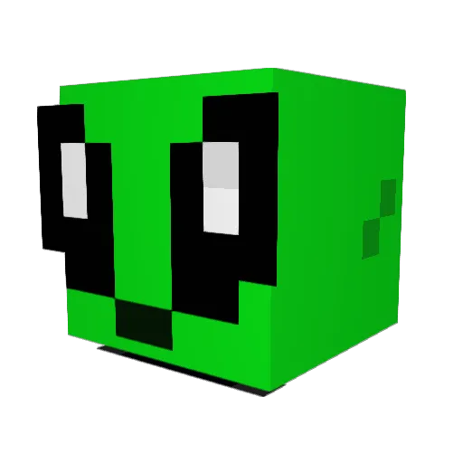 Jflowerz Minecraft avatar head, 3D render