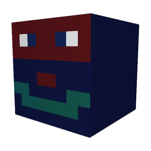 Jfowler04 Minecraft avatar head, 3D render