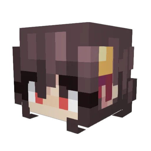 Jgames_HD2307 Minecraft avatar head, 3D render