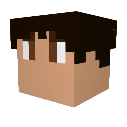 Jgmc233 Minecraft avatar head, 3D render