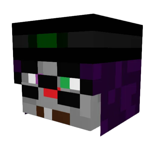 Jguy47 Minecraft avatar head, 3D render