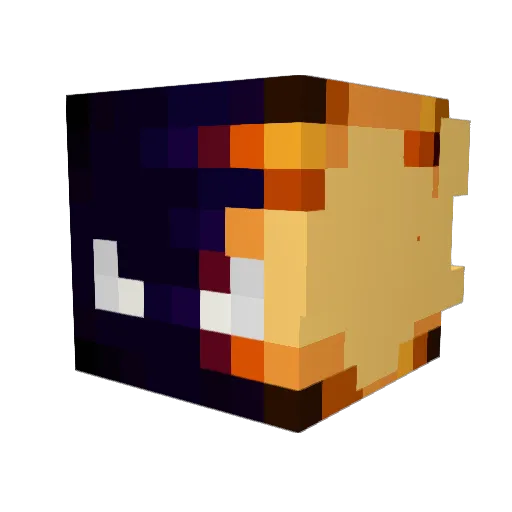 Jh0ny_ Minecraft avatar head, 3D render