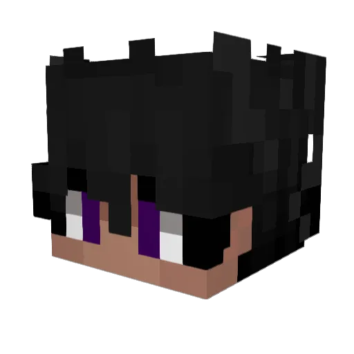 Jh0su3_c Minecraft avatar head, 3D render