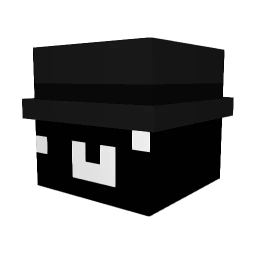 JhGfDsYaP_ Minecraft avatar head, 3D render