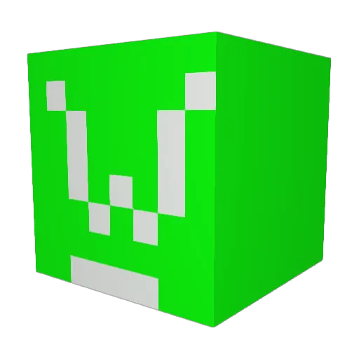 Jhaitch Minecraft avatar head, 3D render