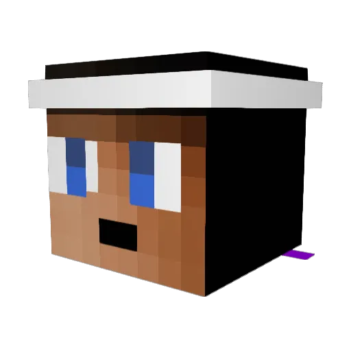JhallaOnTheBlock Minecraft avatar head, 3D render