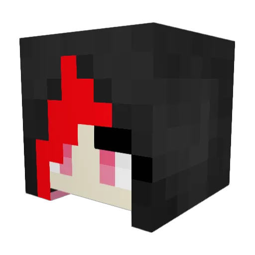Jhang__ Minecraft avatar head, 3D render