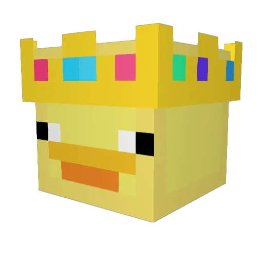 Jhaxy Minecraft avatar head, 3D render