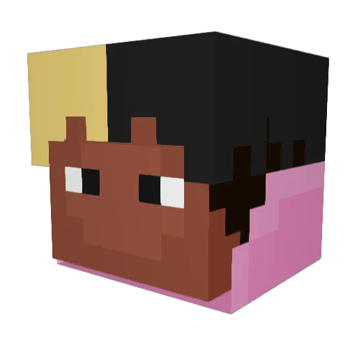 JhbBlade Minecraft avatar head, 3D render