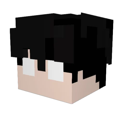JhinbyMax Minecraft avatar head, 3D render