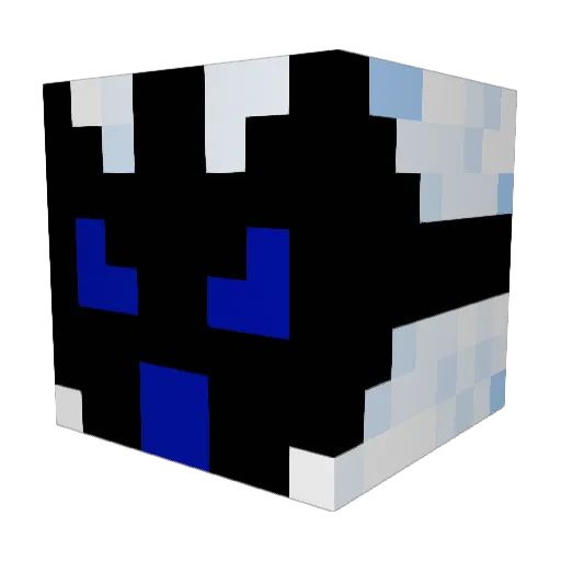 Jhiuce Minecraft avatar head, 3D render