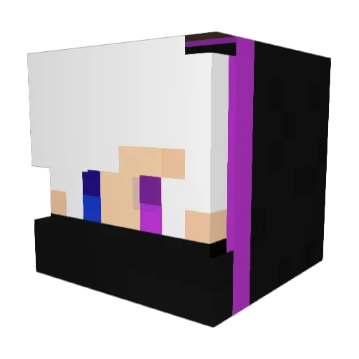 JhonGTZ Minecraft avatar head, 3D render