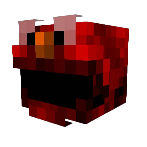 Jhoncass Minecraft avatar head, 3D render