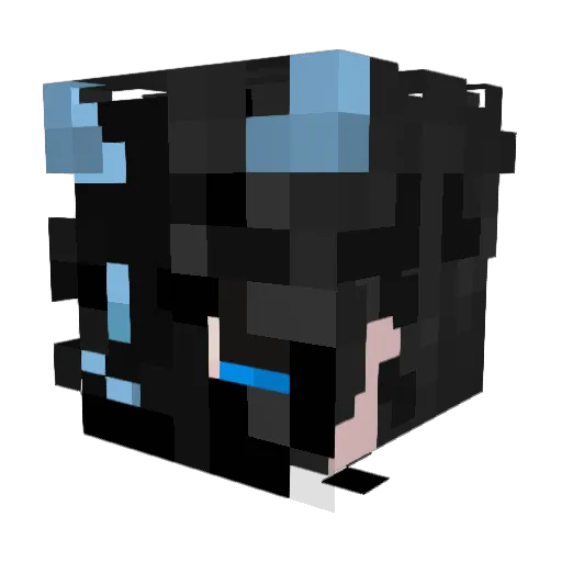 Jhonin13 Minecraft avatar head, 3D render