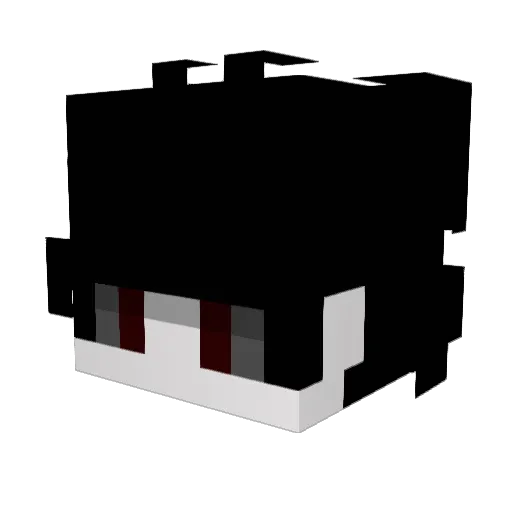 Jhonisv Minecraft avatar head, 3D render