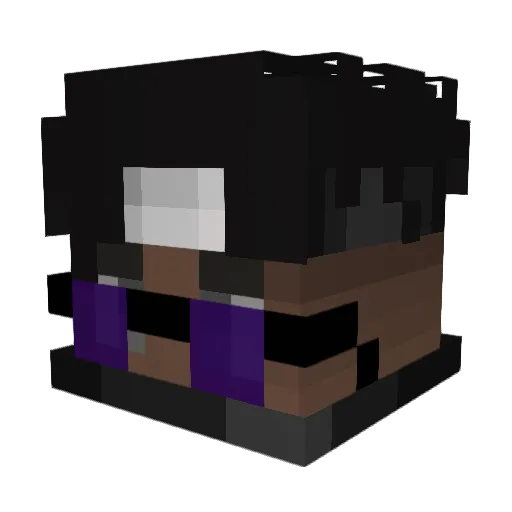 Jhonitoncapo Minecraft avatar head, 3D render