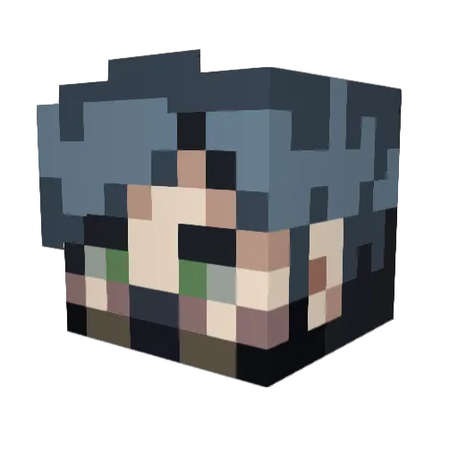 JhonnyDiccson Minecraft avatar head, 3D render